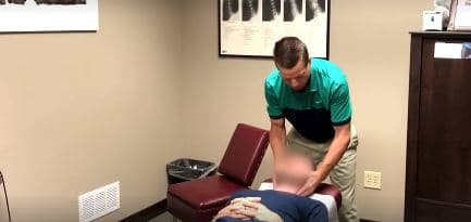 Dr. Klinginsmith Demonstrating Chiropractic Treatment for TEXT NECK!